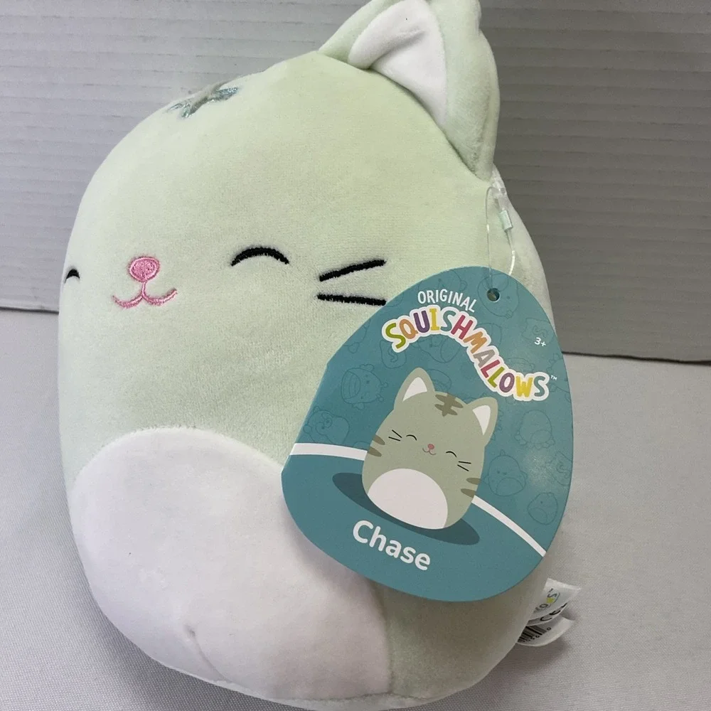 Squishmallow - Chase the Green Tabby‎ Cat 7